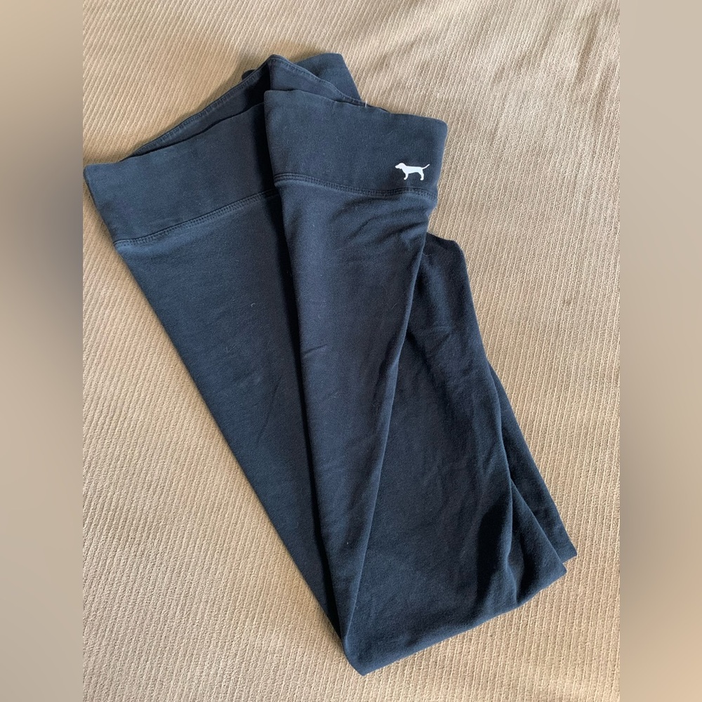 Pink by Victorias Secret Yoga Pants Size XS Black